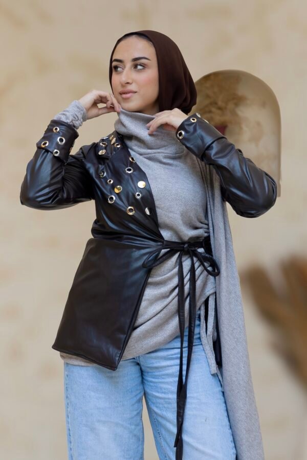 Half blazer half scarf